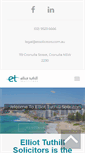 Mobile Screenshot of etsolicitors.com.au
